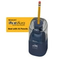 thumbnail image 4 of Westcott Aura Battery Pencil Sharpener, Titanium, Anti-Microbial, Office, Blue, 1-Count, New., 4 of 13