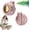PINK, variant on Portable Silent Mini Bladeless Electric Fan, Adjustable 3-Speed Suspended Whirlwind Cooler Fans, For Outdoor & Travel & Office, Travel Accessories