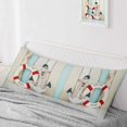 thumbnail image 3 of Ultra Soft Body Pillow Case Cover with Zipper, 21" x54 Luxury Long Body Pillow Protector Marine Anchor Welcome Board, 3 of 6