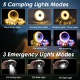 thumbnail image 3 of Luces de guirnalda para camping Staaricc 32.8 pies recargables e impermeables, 3 of 7