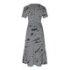 thumbnail image 4 of Vestido de Manga Corta para Mujeres Vestido de Verano de Cuello Redondo Impreso, Poliéster de Tamaño Verdadero Diario Y Vestido de Fiesta, 4 of 4