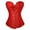 Red, variant on Women's Full Body Shaper Bodysuit with Firm Control Green XL