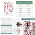 thumbnail image 6 of Butterfly Flower Tie Up Curtains for Windows, Balloon Window Shades, Watercolor Farmhouse Country Pink Floral Kitchen Window Treatments Roll Up Curtain for Basement/Nursery 52"x45", 6 of 8