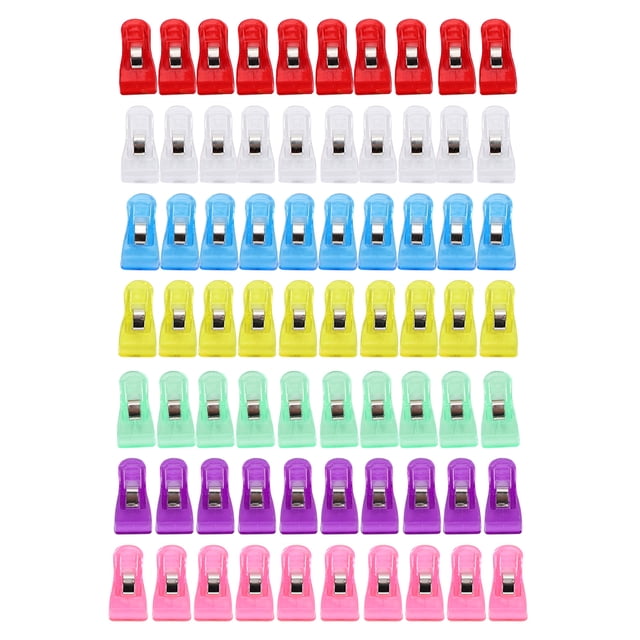 70 Uds Clip de costura portátil encuadernación para acolchar Clip artesanal accesorios de herramientas de costura 3,5x1,8 cm