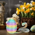 thumbnail image 4 of Mozhitti 12inch 3D Printed Snake Egg,Mystery Snake Fidget Toys,Articulated Snake,Home Desk Decor Surprise Snake Eggs,Adults Fidget Toys for Autism/ADHD - Rainbow, 4 of 9