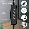 thumbnail image 3 of iPower 2 Tube LED Grow Light with Full Spectrum for Indoor Plants, Adjustable Gooseneck, 5 Dimmable Levels, 3 Auto Timing Modes, White, 1 Pack, 3 of 7