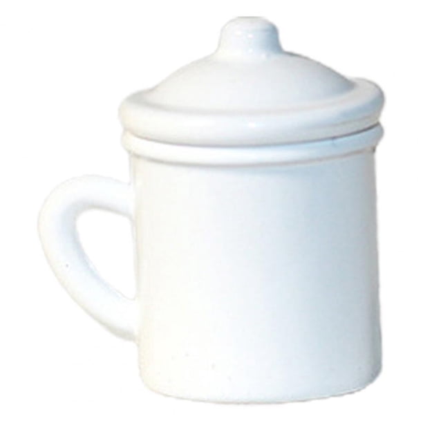 1/12 Miniature Rinsing Mug Household Supplies Miniature Mug Solid Color Retro heqiyong toy