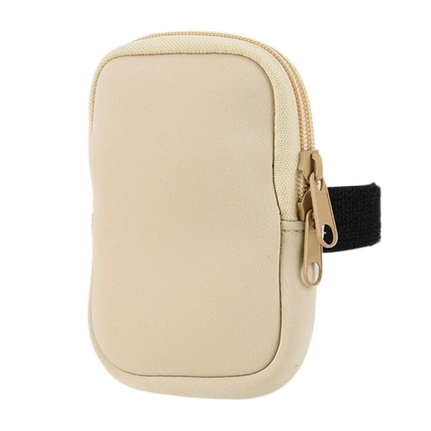 Bolsa para botella de agua colgante para vaso de 20/30/40 oz Brazo de gimnasio de mano Beige