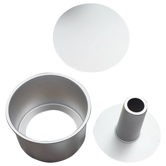 Tineasur Metal Cake Pan with Removable Bottom Nonstick Aluminium Alloy Round Mold