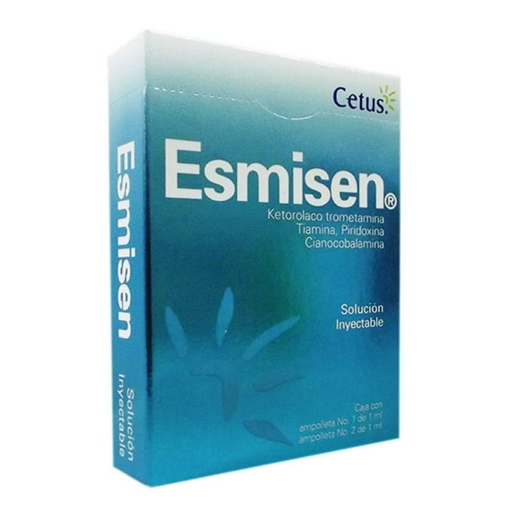 Esmisen 1 ml/ 2 ml solución inyectable 2 ampolletas
