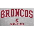 thumbnail image 2 of Men's Ash Santa Clara Broncos Proud Mascot Pullover Hoodie, 2 of 2