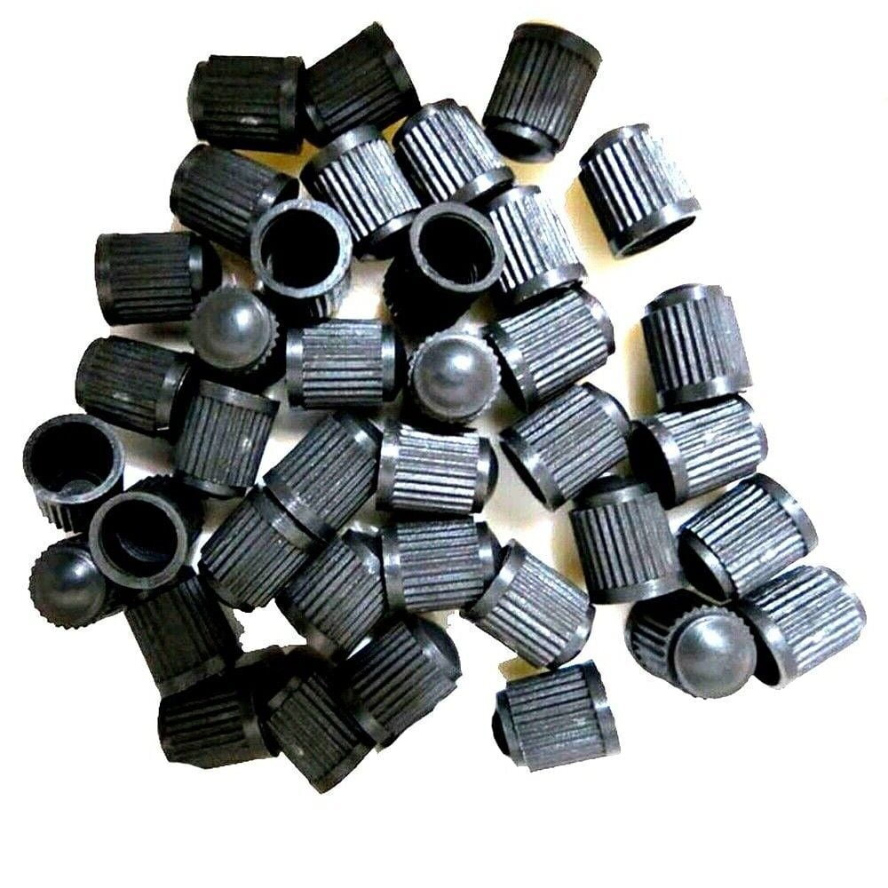 1000 Pcs Universal Black Plastic Car Motor Tire Valve Stem Caps US STOCK