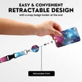 thumbnail image 4 of CSChome Badge Holder With Removable Lanyard Retractable Badge Holder: Versatile Lightweight Holder with Reel Clip for Nurses, Teachers, Office Workers, 4 of 7