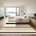 thumbnail image 3 of ODIKA 3'x5' Machine Washable Non-Slip Area Rug, Minimalist Beige High Traffic Rug, Beige, 1083769, 3 of 7