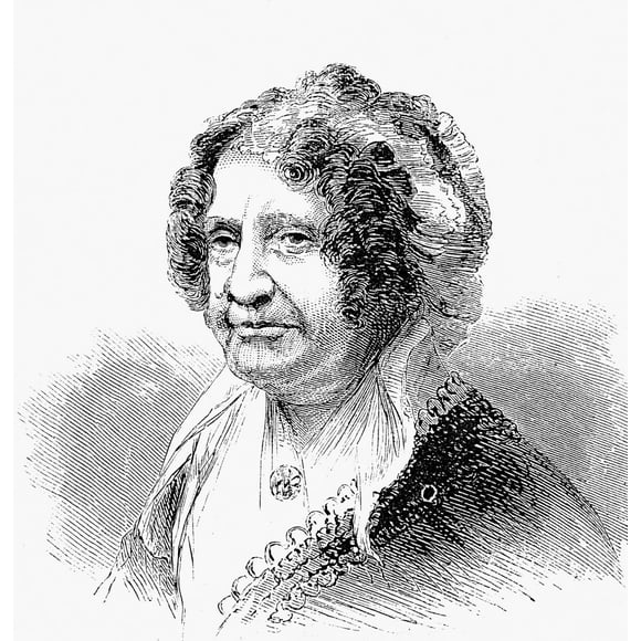 Emma Willard (1787-1870). /Namerican Educator. Wood Engraving, American, 1870. Poster Print by  (24 x 36)
