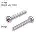 thumbnail image 2 of Tornillos de máquina M3x16mm de Unique Bargains, tornillos de cabeza Phillips, sujetadores, 30Pcs, 2 of 3