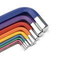 thumbnail image 4 of Graflsoa 9-Piece Multicolor CRV Steel Extended Hex Key Set with Ball and Flat End, Metric Sizes 1.5-10mm, Optional Torx Keys Included, 4 of 7