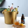 thumbnail image 4 of Seau à Glace en Acier Inoxydable Épaissi à Tête de Tigre de Grande Valeur pour la Maison Ktv Bars Clubs Seaux à Champagne Seaux à Glace Rouges Ensemble Porte-Gobelet Support Mural Tasse avec Couvercle Anti-Déversement Acrylique Sans Pied, 4 of 4
