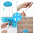 thumbnail image 5 of Ceiling Fan Cleaner Duster with Extension Pole, Reusable Microfiber Dust Brush for Top Corners, Extendable Long Handle Duster 1.7M, 5 of 5