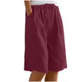 thumbnail image 2 of Delliss Womens Sweat Shorts Casual Loose Lounge Jogger Workout Shorts Athletic Fashion Shorts with Pockets, 2 of 9