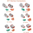 thumbnail image 3 of Electrical Wire Connector Plug, 8 Sets 2 3 4 6 8 12 Pin for Deutsch DT Connector Assortment Kit, 3 of 7