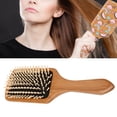 thumbnail image 5 of Peine de madera con patrón de dibujos animados, cepillo de masaje para el cabello, peine para el cuero cabelludo, cuidado del cabello, peine de bambú saludable, gato arcoíris, 5 of 5