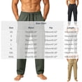 thumbnail image 3 of HOMADLES Men's Straight Leg Cargo Pants Relaxed Fit Quick Dry Work Pants Elastic Waist Lightweight Athletic Pants Black Size XL, 3 of 5