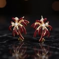 thumbnail image 3 of BQBQERT Pyrotechnics Earrings Alloy Crafted Comfortable Wear For Casual Outings And Evening Event, 3 of 8