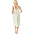 thumbnail image 2 of Casual Nights Women's Satin Lace Sleeveless Night Gown, 2 of 2