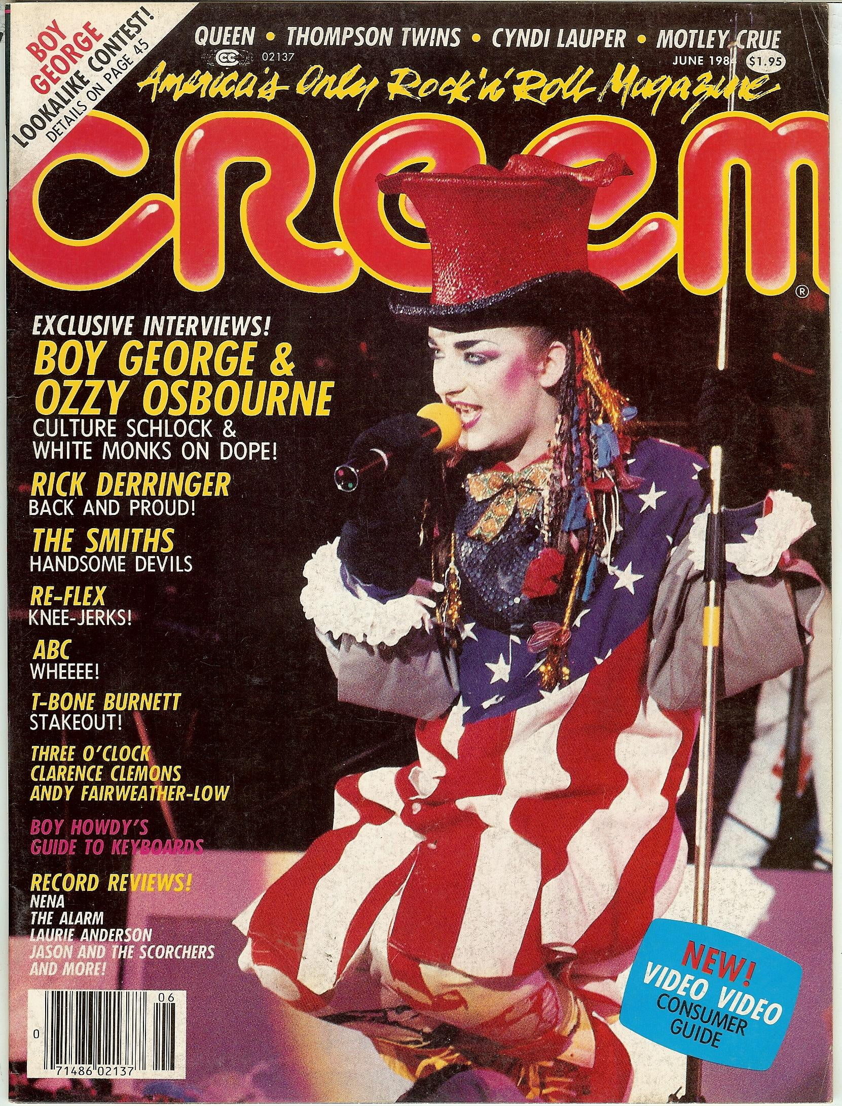 Creem Magazine Rock Roll June 1984 Boy Geroge Ozzy Osbourne