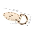 thumbnail image 2 of DEEPCRAFF 10Ud Gancho De Metal Dorado Para Bolsa Con Material Resistente Y Uso Fácil En Accesorios, 2 of 6