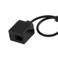 thumbnail image 2 of 4X RJ9 4P4C Male to Double Female Port Connector Headset Adapter Extension Cable Phone Adapter Cable Extension Cord, 2 of 5