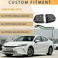 thumbnail image 2 of Steering Wheel Control Switch Button For Toyota Avalon 2018-2021 For Toyota RAV4 2019-2021 For Toyota Corolla 2020 2021, Auto Steering Wheel Buttons Audio Phone Bluetooth Cruise Control Switches-black, 2 of 5