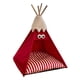 thumbnail image 5 of Cama Tipi portátil semicerrada para cachorros Rojo, 5 of 9