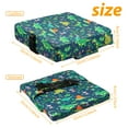 thumbnail image 3 of Dznils Toddler Booster Seat for Dining Table, with Backrest, Safety Buckles, Non-Slip Bottom, Green, 3 of 13
