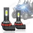 thumbnail image 1 of Pour Honda Rancher 420 2007 2014-17 Kit de Phare LED 6000K Blanc Lumineux 3 Broches, 1 of 9