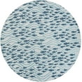 thumbnail image 2 of Unique Loom Outdoor Coastal Collection Area Rug - Shoal (12' Round Blue/Navy Blue), 2 of 6