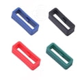 thumbnail image 1 of Silicone Rubber Keeper Holder Loop Watch Band Rings Color Combination Retainer 16 18 20 22 24 26mm Belt Buckle Watch Accessories style 5-4pcs 16mm, 1 of 6