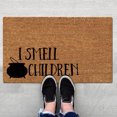 thumbnail image 2 of 1 PCS Halloween Doormat Blanket Welcome Home Front Door Decorations Halloween Decor Halloween Mat D, 2 of 4
