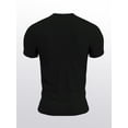 thumbnail image 2 of Men's Breathable Summer Tee - Darren's Geometric Print Casual Short Sleeve T-Shirt, Machine Washable Polyester, 2 of 6