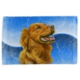 thumbnail image 1 of Golden Retriever Live Forever All Over Hand Towel, 1 of 1