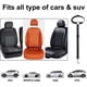 thumbnail image 4 of 2 Pack Universal Perro Reposacabezas Mascota Cinturón de Seguridad Ajustable Durable Dog Car Arneses Restraint con mosquetón, negro Sincero Hogar, 4 of 6
