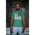 thumbnail image 2 of John Cena U Can't See Me Green Mens T-shirt M, 2 of 4