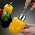 thumbnail image 4 of Red Bell Pepper Seed Corer,2024 New Stainless Steel Fruite Corer,Fruit Core Remover Kitchen Small Tool Stainless Steel 304 Fruit Core Extractor,Red Bell Peppers Cutter Seed Remover Tool For Fruit, 4 of 5