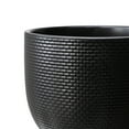 thumbnail image 4 of Better Homes and Gardens 8 inch Channing Woven Black Ceramic Planter, 4 of 8