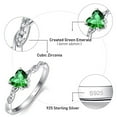 thumbnail image 3 of 1.25ct Heart Cut Cubic Zirconia Wedding Promise Rings for Women Her Friendship Ring Jewelry Gift, 3 of 4