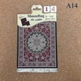 thumbnail image 1 of Rectangular Persian Mini Rug Woven Rug Mouse Pad Carpet Tassel Mat Best Gift, 1 of 4