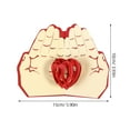 thumbnail image 2 of WHAMVOX Creative 3D Greeting Card for Mom Made of Premium Paper Perfect for Presenting on Mother's Day 4.9 Inches, 2 of 8