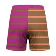 thumbnail image 4 of Fesfesfes Kids' Elastic Waist Sports Shorts with Side Pockets Non-Printed Summer Casual Shorts for Boys Girls Outdoor Activities(Purple#2,7-8 Years), 4 of 6