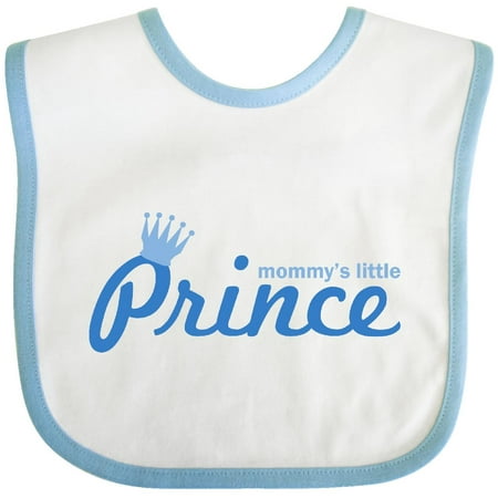 Inktastic Mommy's Little Prince Baby Bib Mommy Crown Royalty Spoiled Gift Clothing